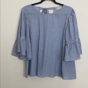 Altar’d State | Boxy Stripe Boho Top | L